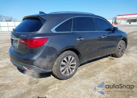 2014 Acura Mdx Technology Package z USA, uszkodzony, nr VIN 5FRYD3H44EB014488